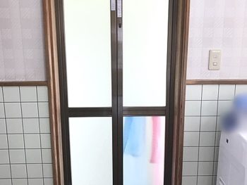 宮崎市新別府町T様　浴室折れ戸取替施工事例