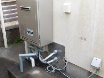 昭和町Y様　ガス給湯器取替　施工事例