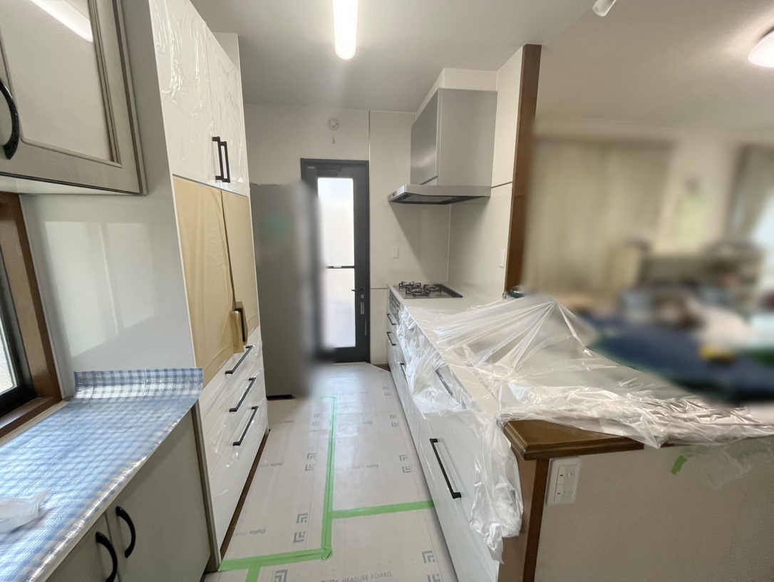 実況中継BLOG☆水廻りリフォーム☆キッチン編☆システムキッチン組込