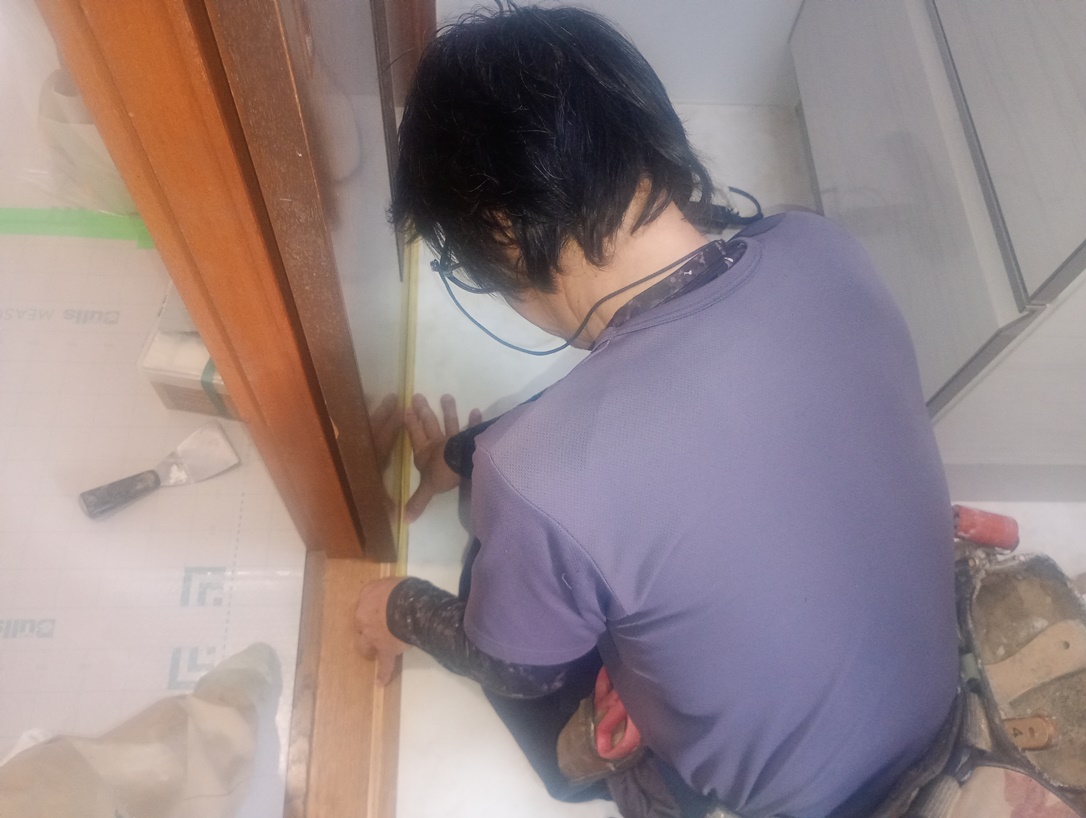 実況中継BLOG☆浴室・洗面所改修工事☆脱衣所内装工事
