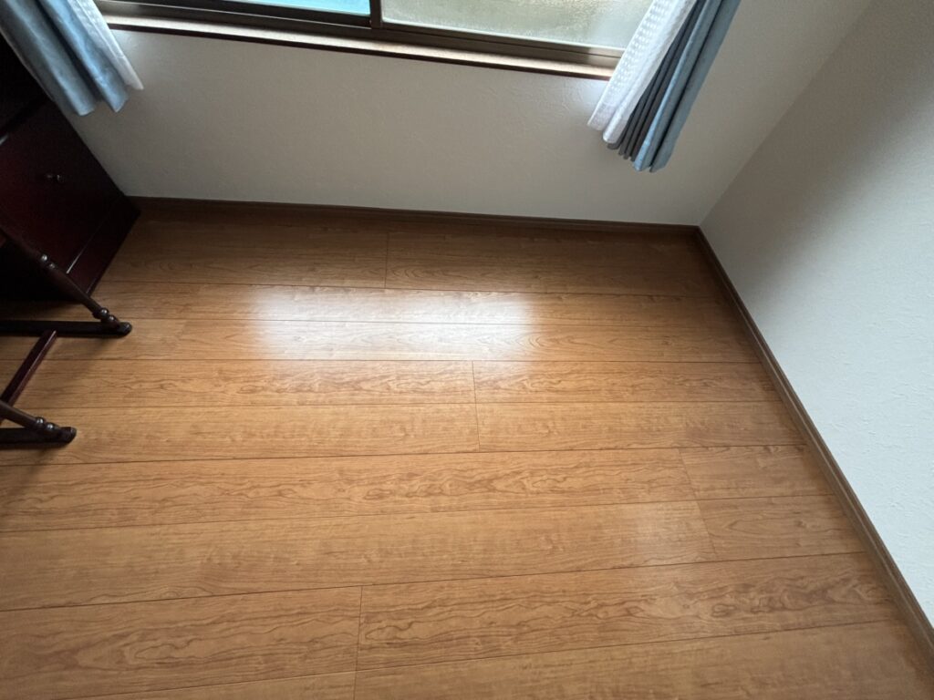 床の剥がれと沈みを解消したい！　続報