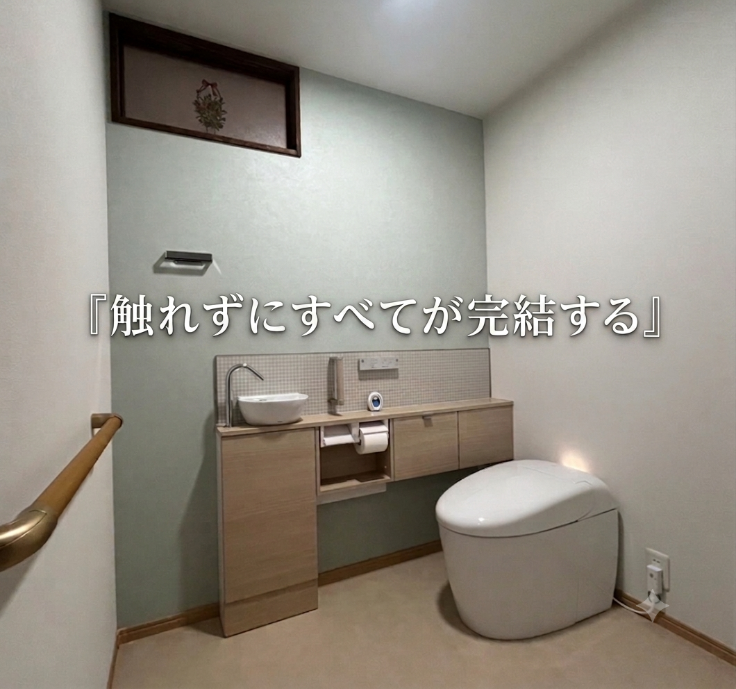【宮崎市】手を触れずに使える快適空間へ｜ハンズフリー設備を取り入れたトイレリフォーム