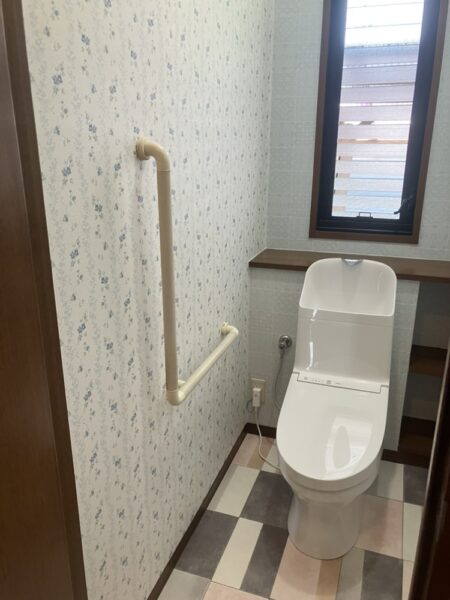 便器取り替えと内装工事